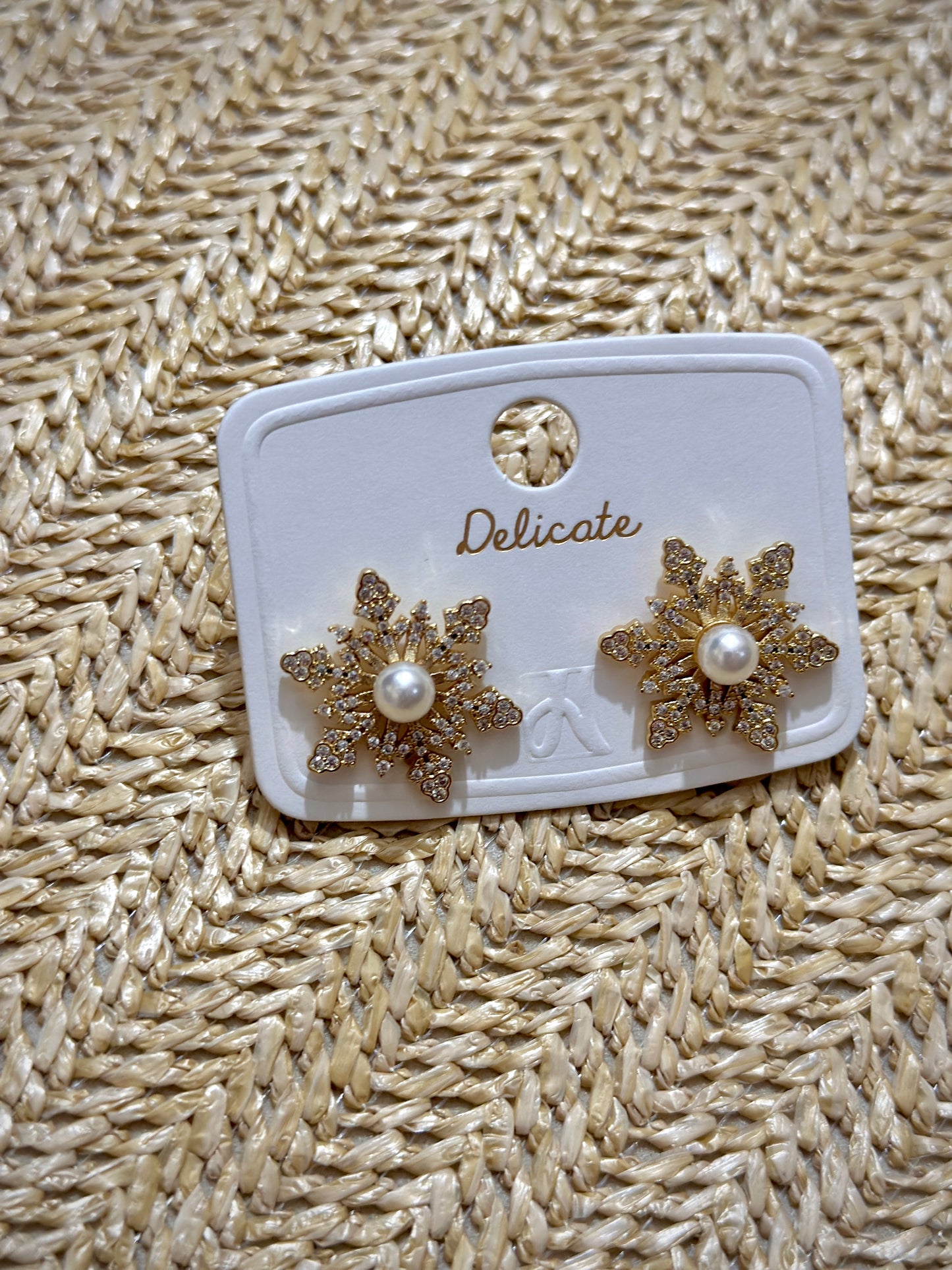 Snowflake earings