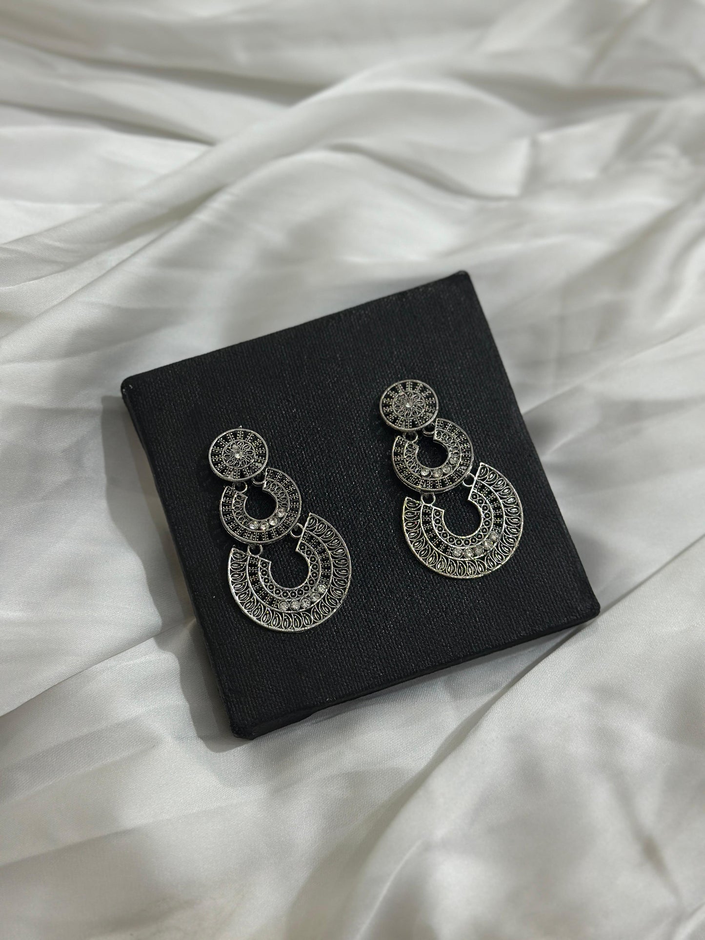 Vintage Moon Drop Earrings