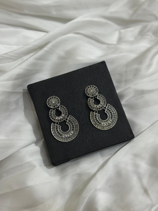 Vintage Moon Drop Earrings